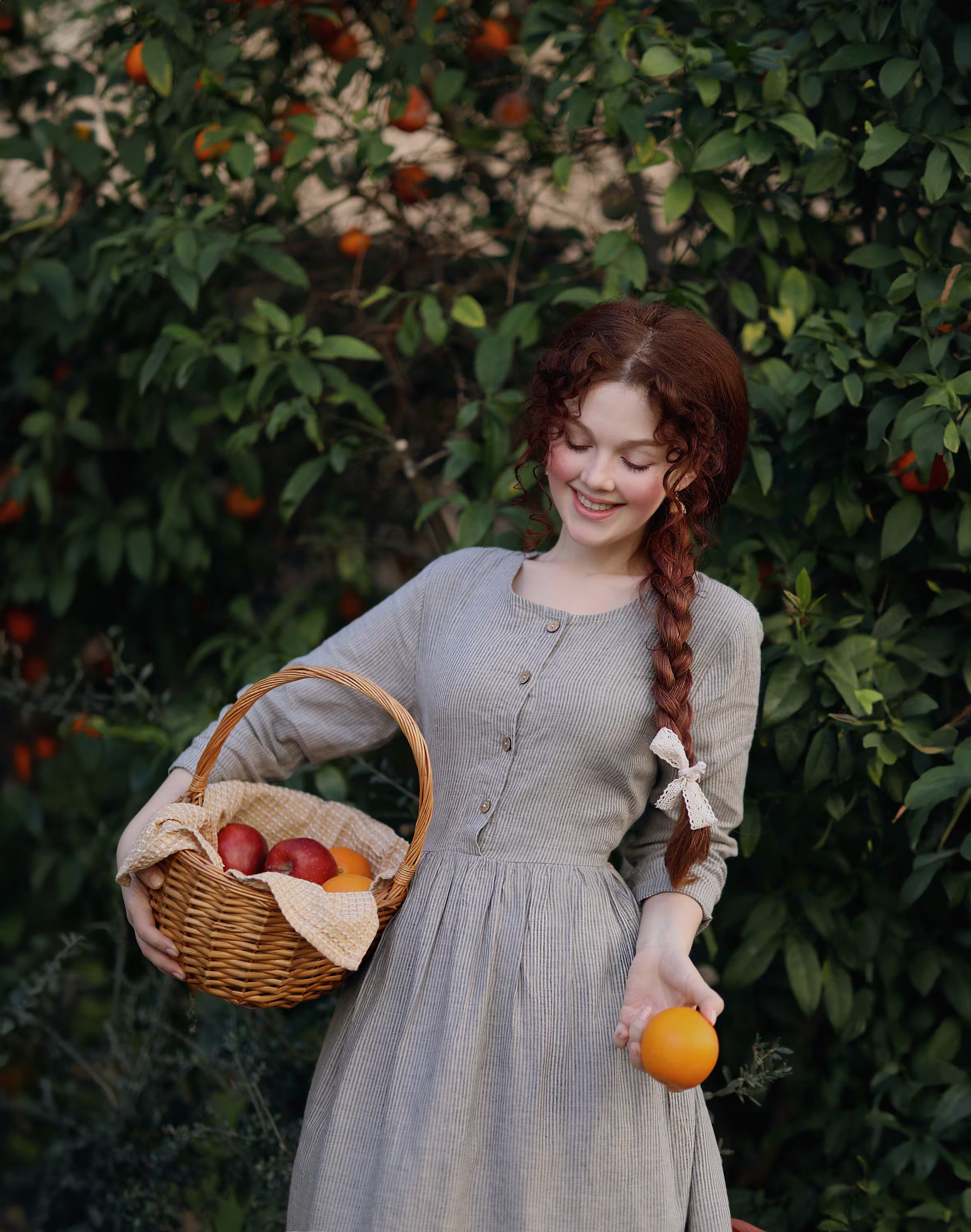 Minimalist Linen Maxi Dress with Button Front & Adjustable Tie