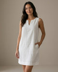 Linen Dress | Double Pocket Design