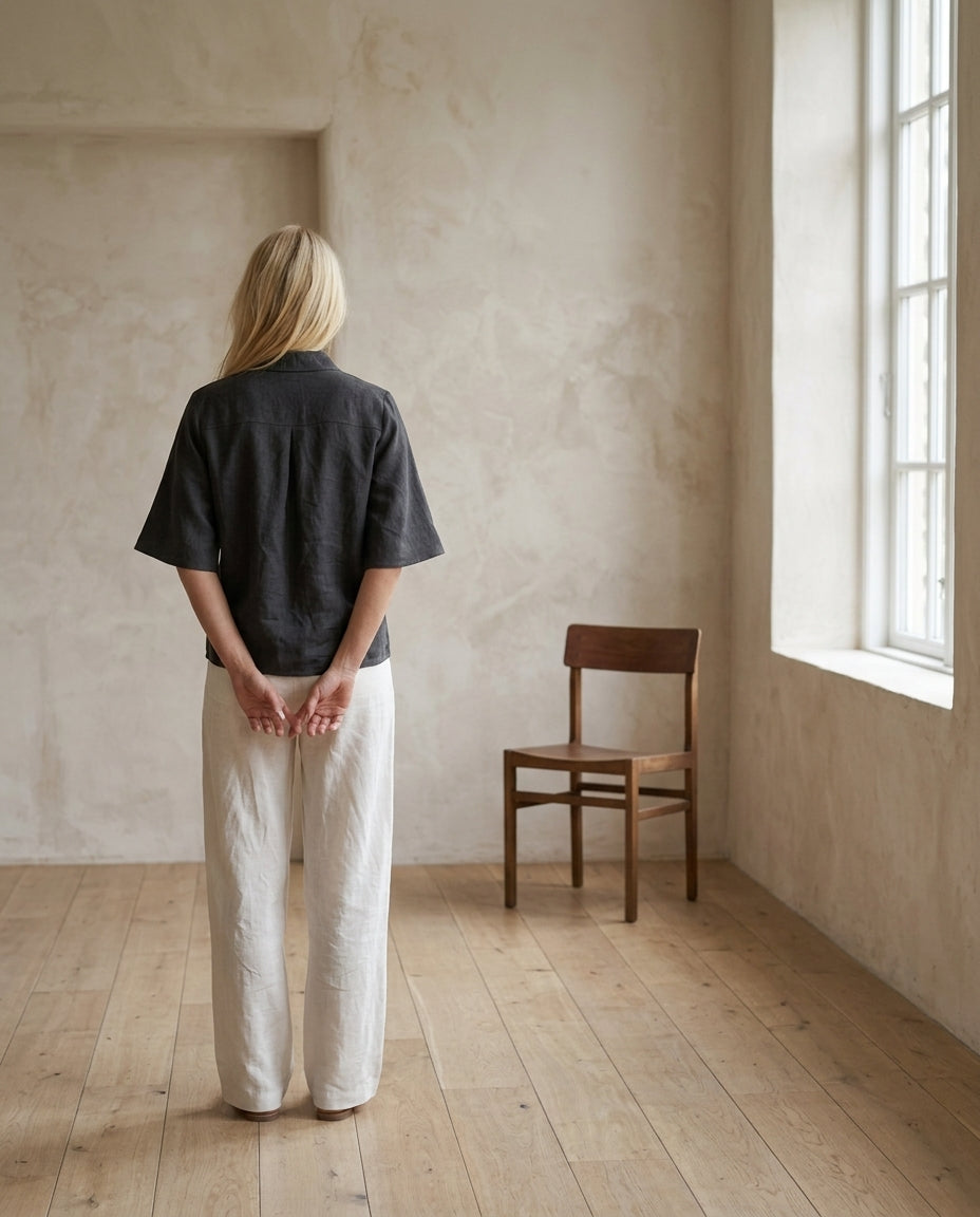 European Linen Blouse