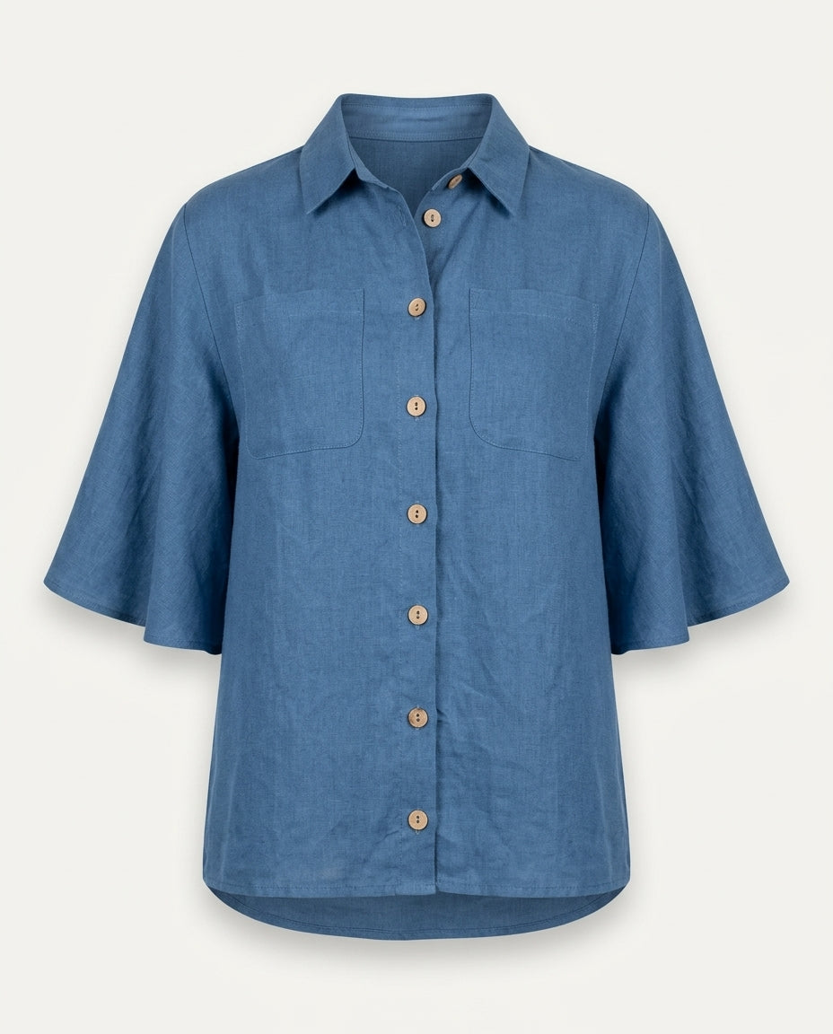 European Linen Blouse