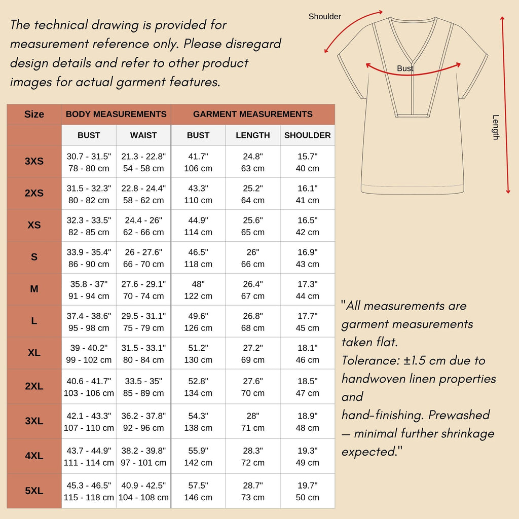 V-Neck Linen Blouse with Contrast Trim – Mix & Match