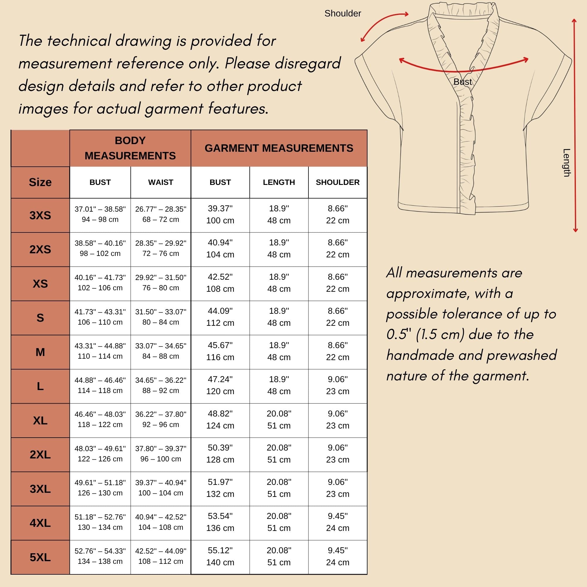 Ruffle Trim Linen Blouse