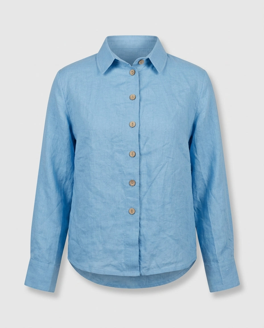 Linen Basic Blouse
