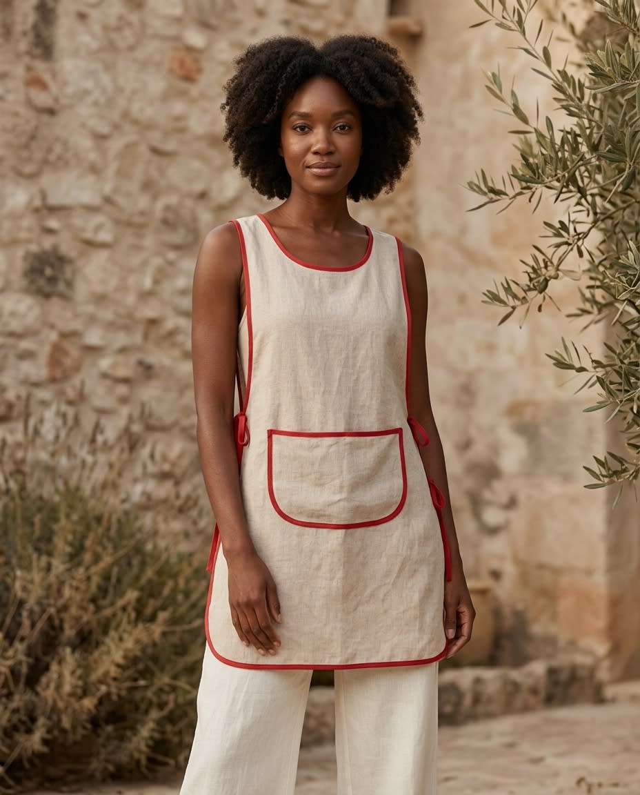 Linen Tabard Apron