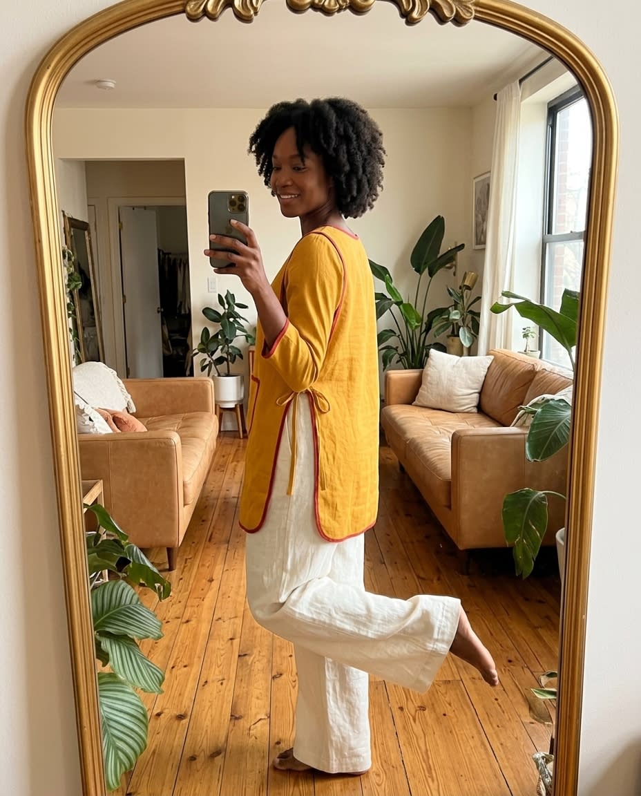 Linen Tabard Apron