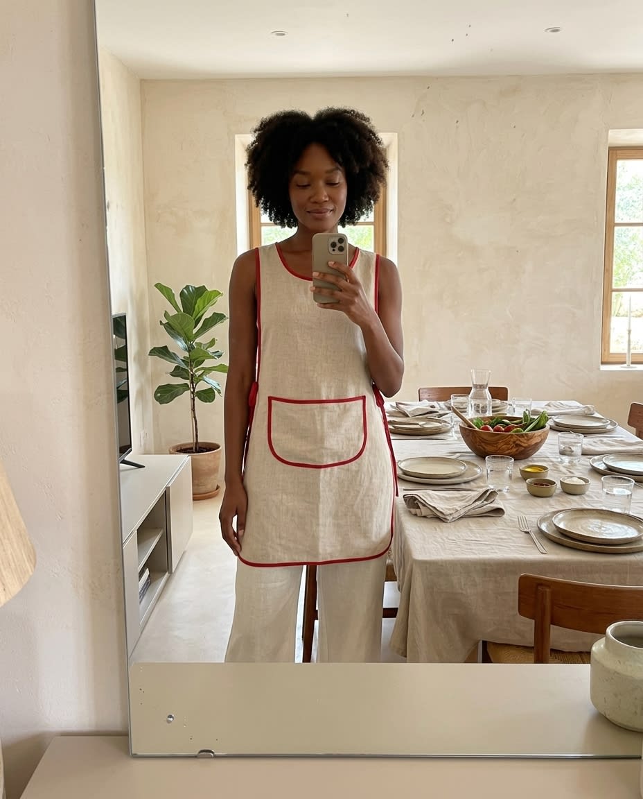 Linen Tabard Apron