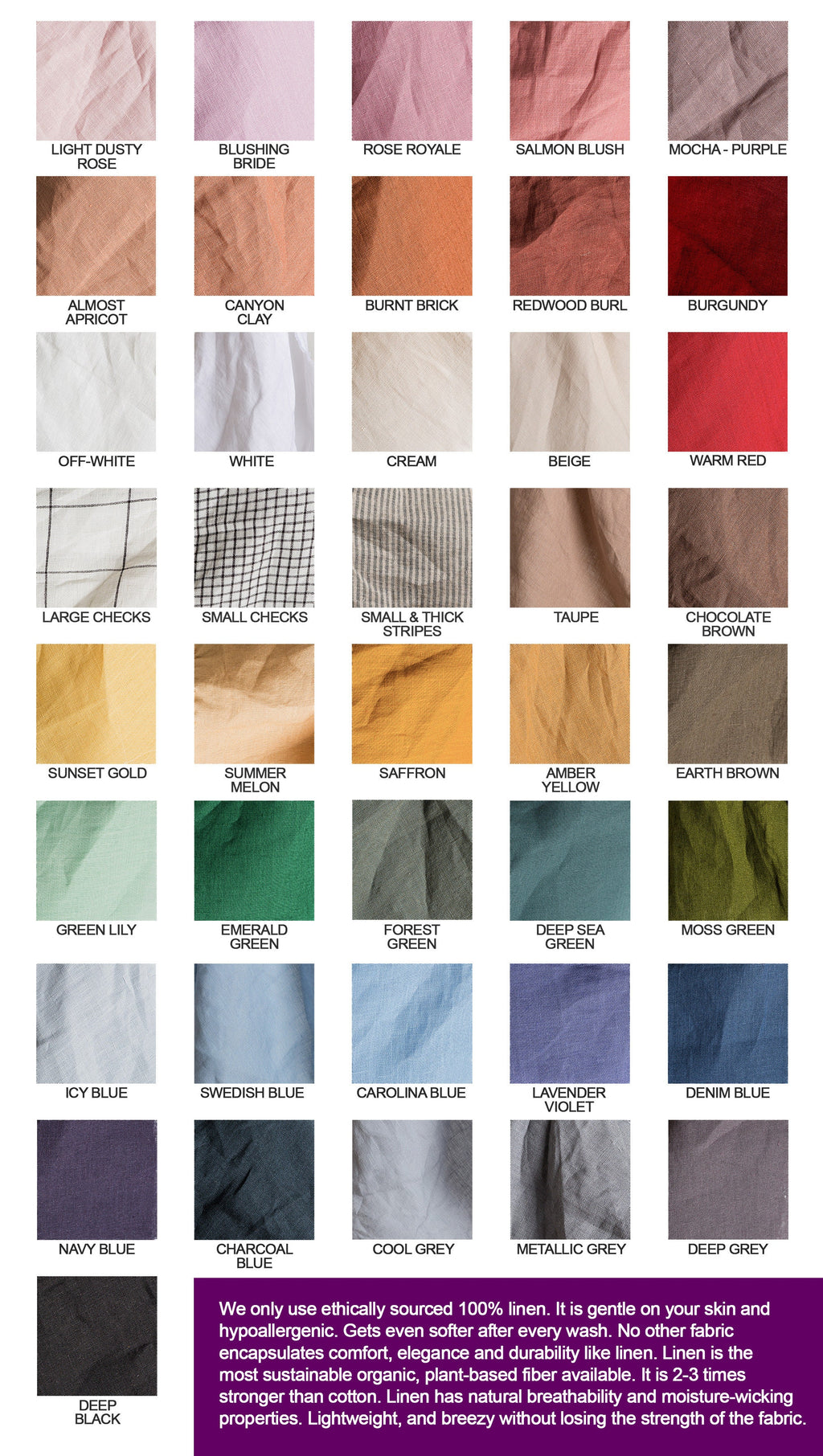 100% LINEN SHOWER Curtain 41 Color Option Natural European Linen Curtain for shower Ship From USA