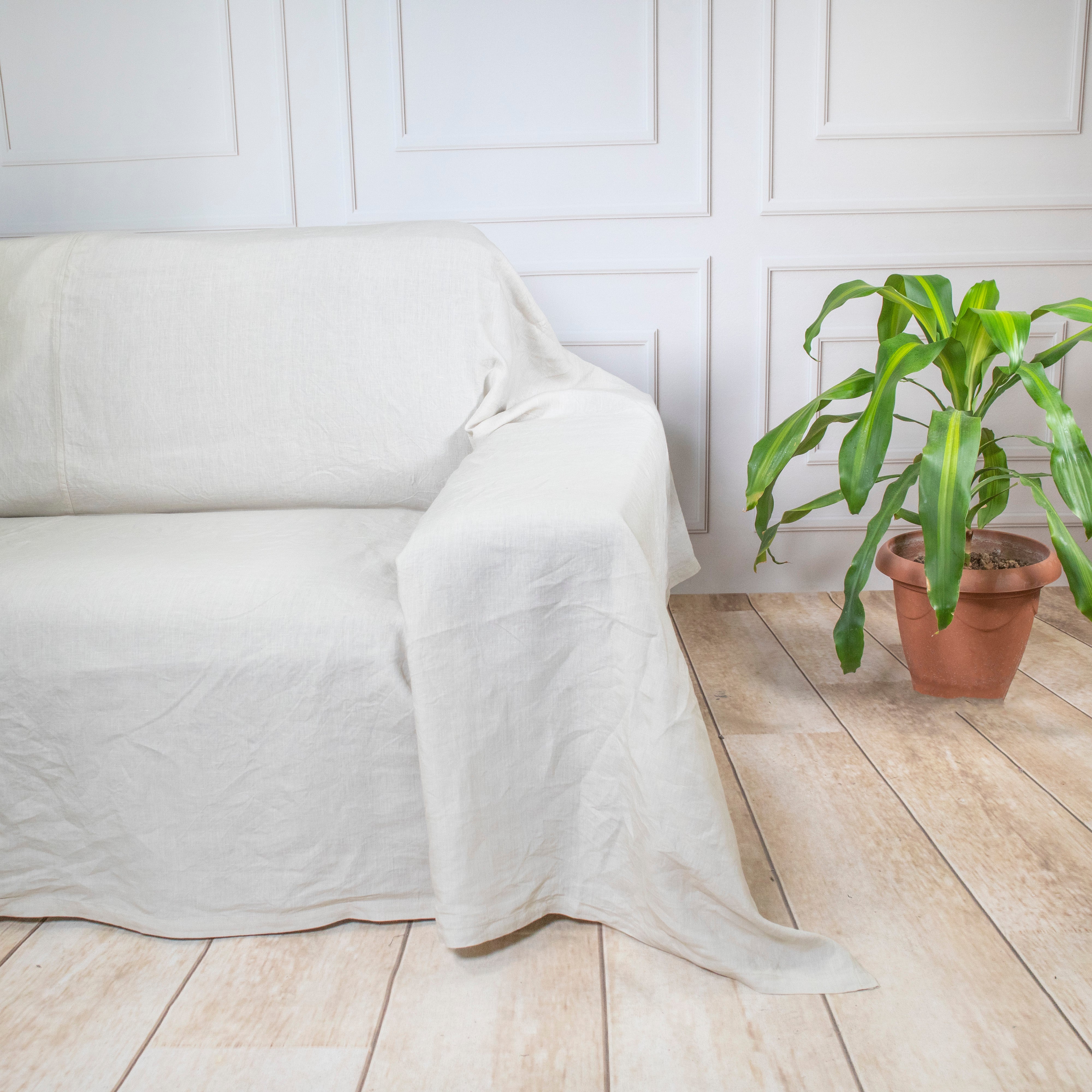 Linen Couch Cover