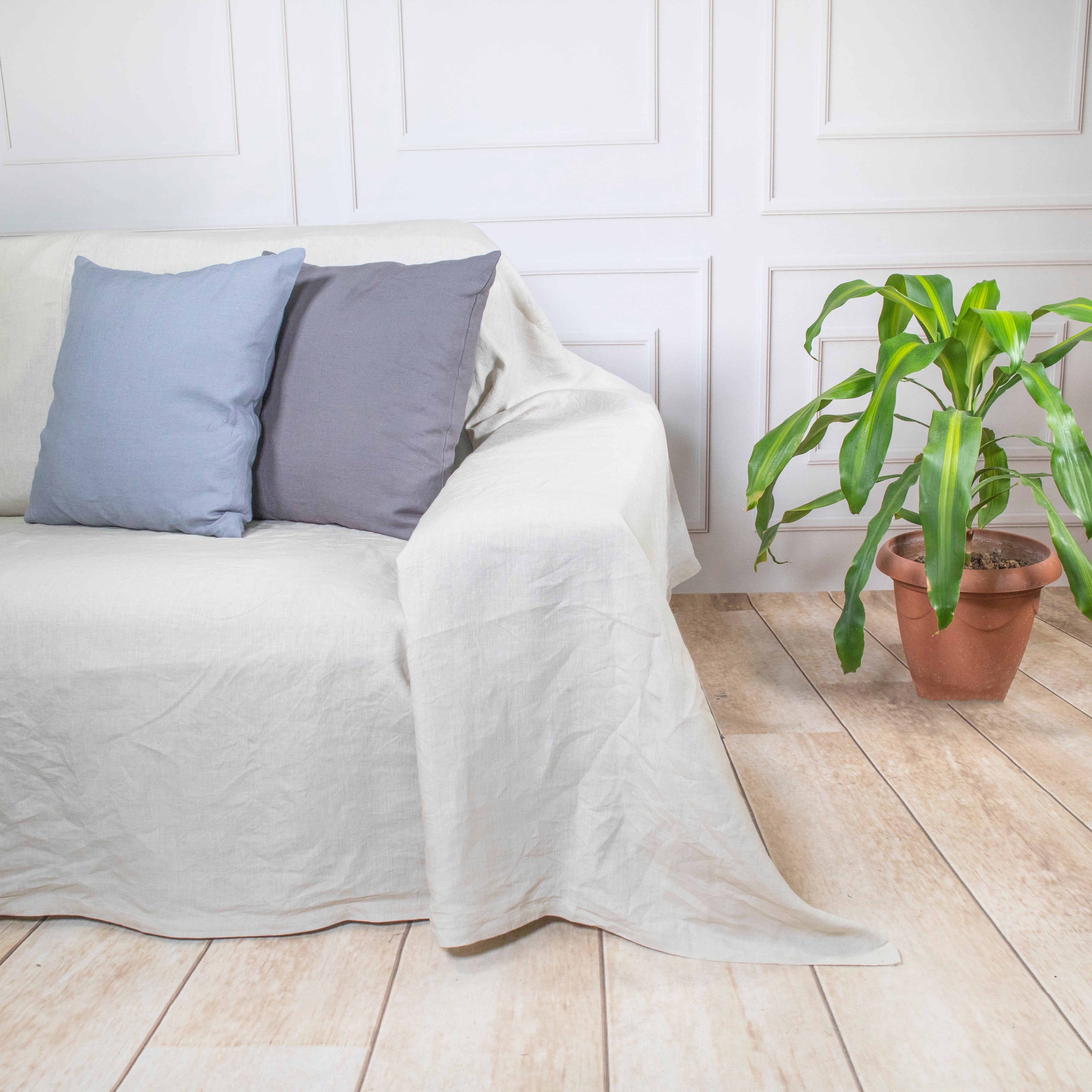 Linen Couch Cover