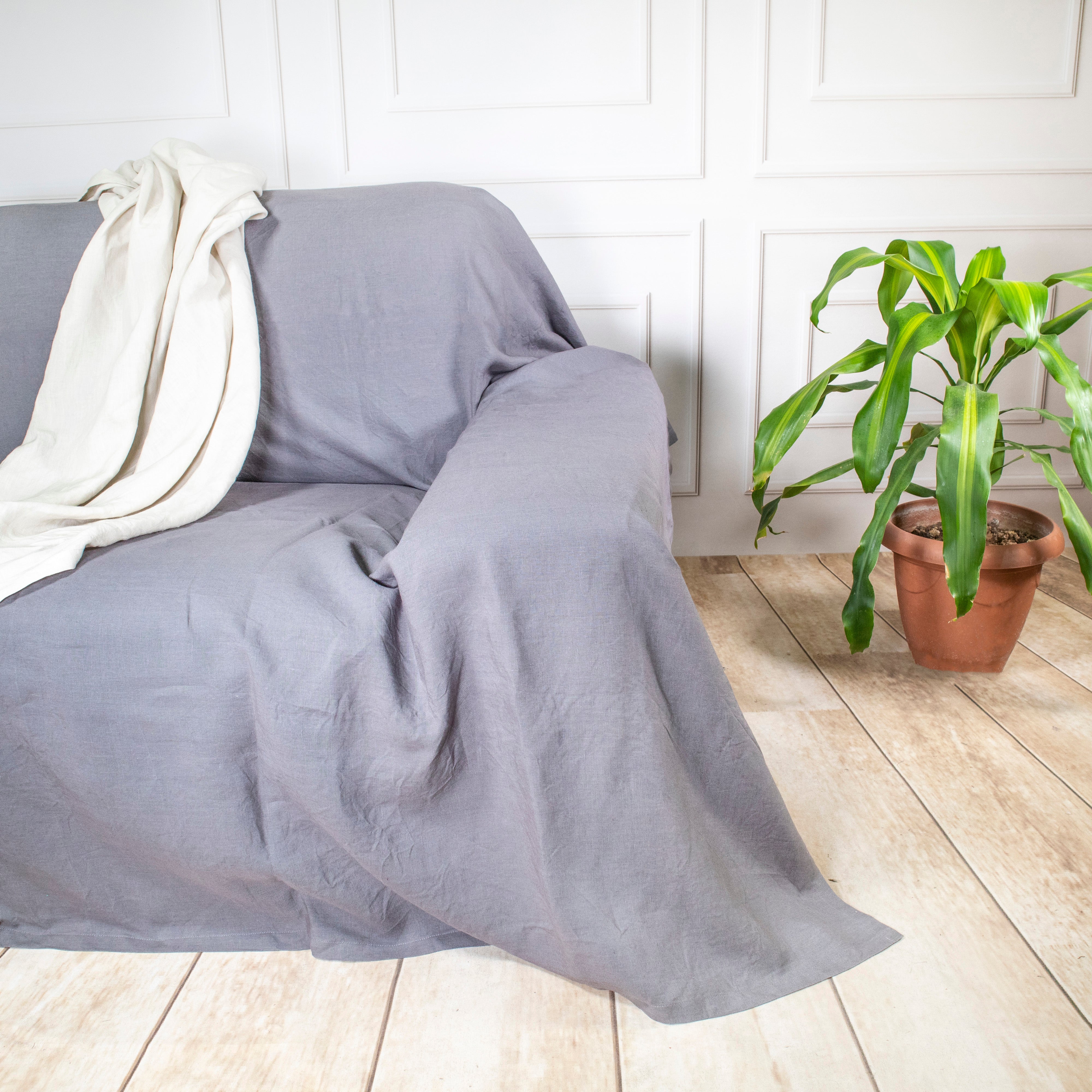 Linen Couch Cover