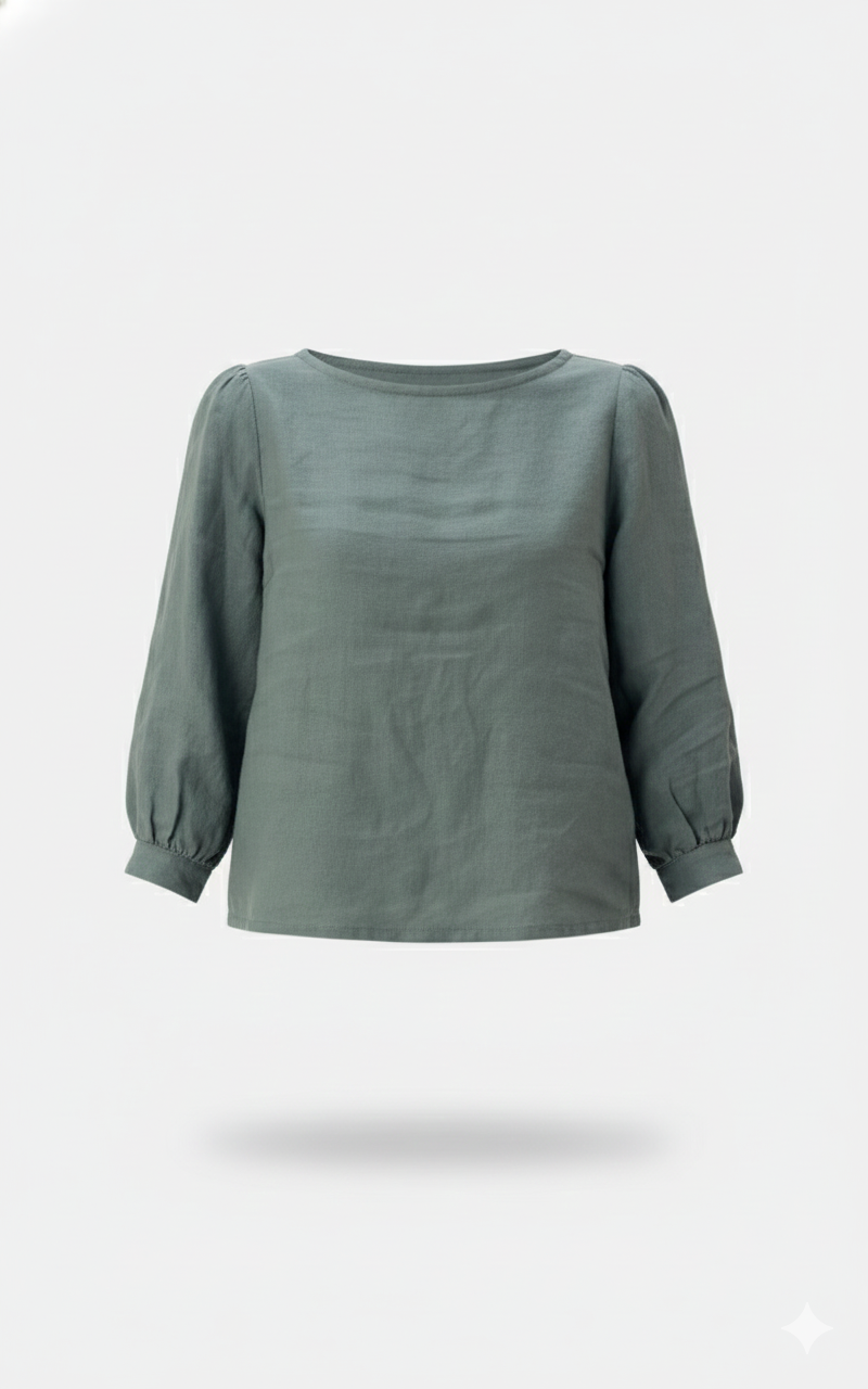 Linen Top Blouse