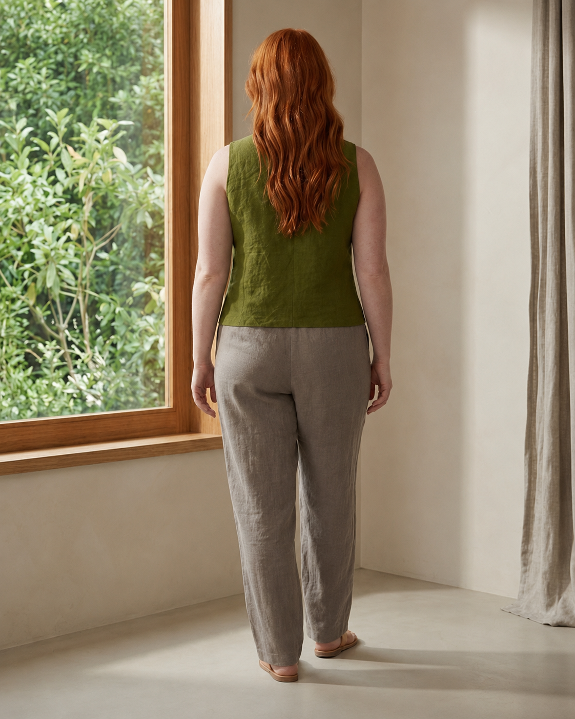 Women's Tailored Button-Up Vest