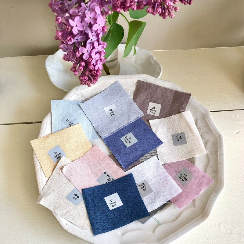 Linen Color Swatches - 41 Colors