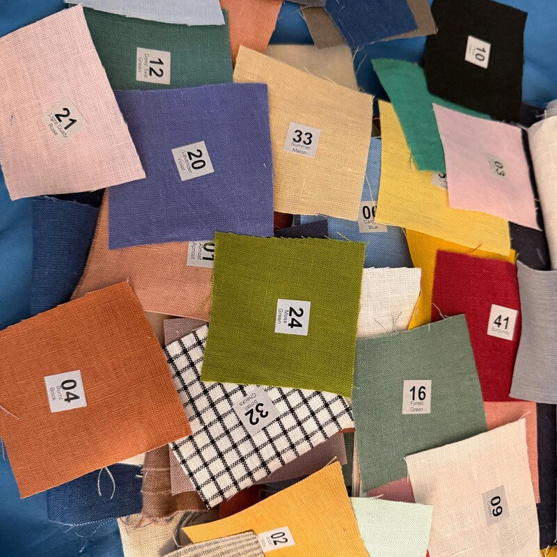 Linen Color Swatches - 41 Colors