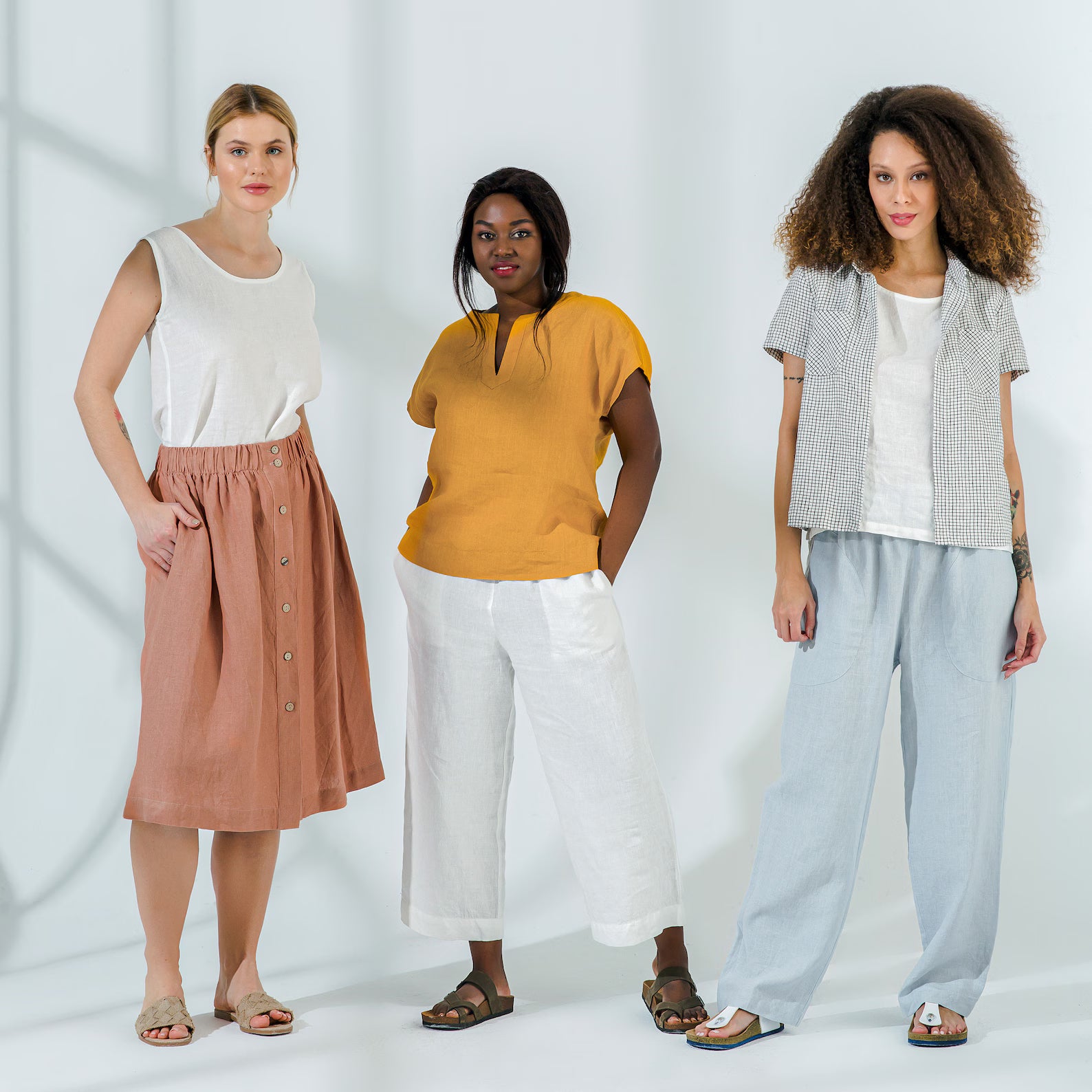 Linen Color Swatches - 41 Colors
