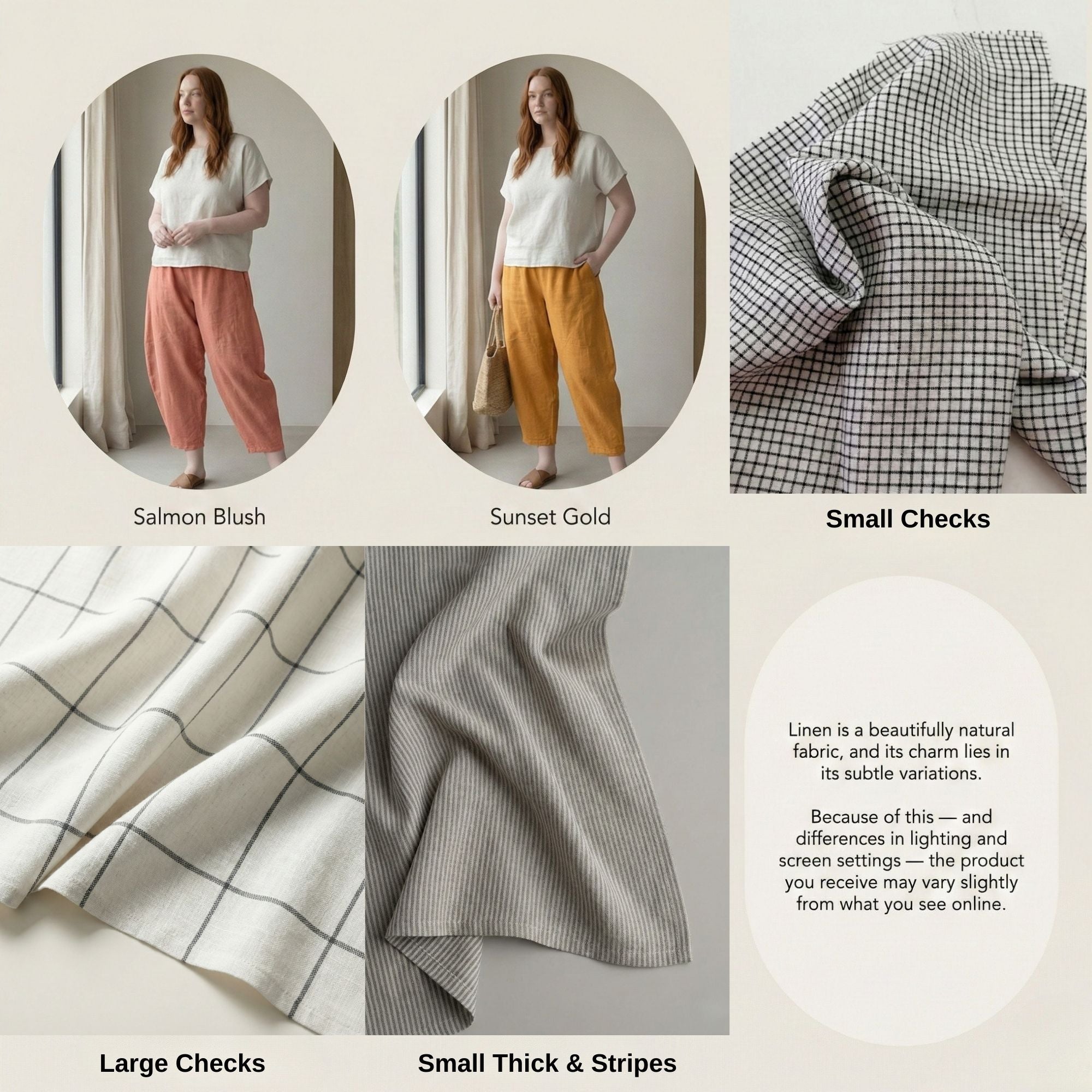 High-Waisted Relaxed Linen Pants with Pockets