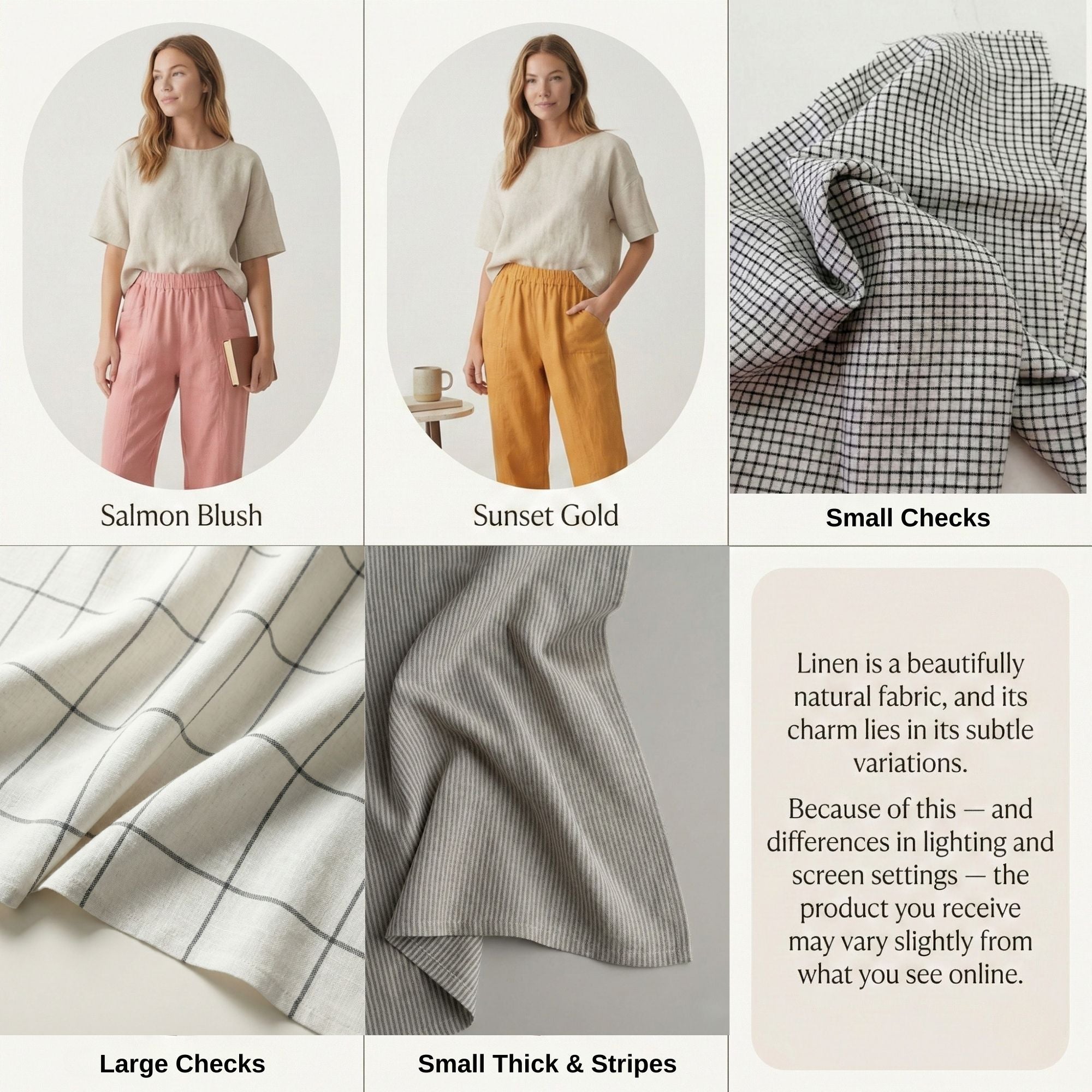 High-Waisted Relaxed Linen Pants with Pockets