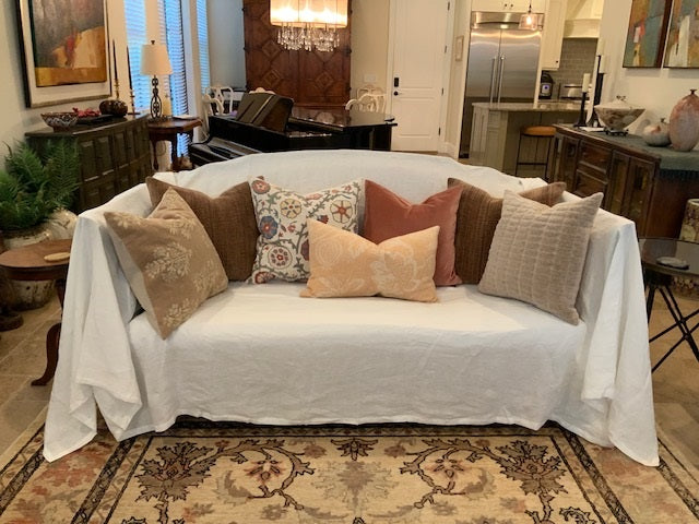 Linen Couch Cover