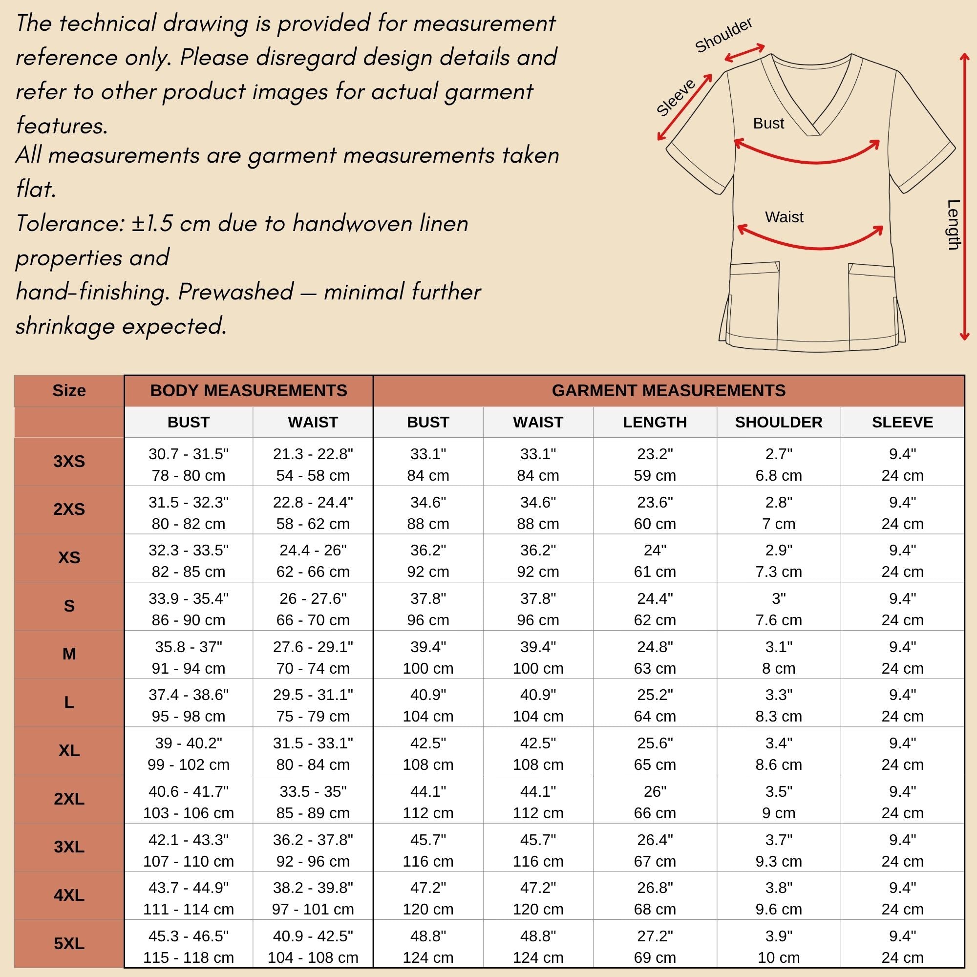 V-Neck Linen Scrub Top