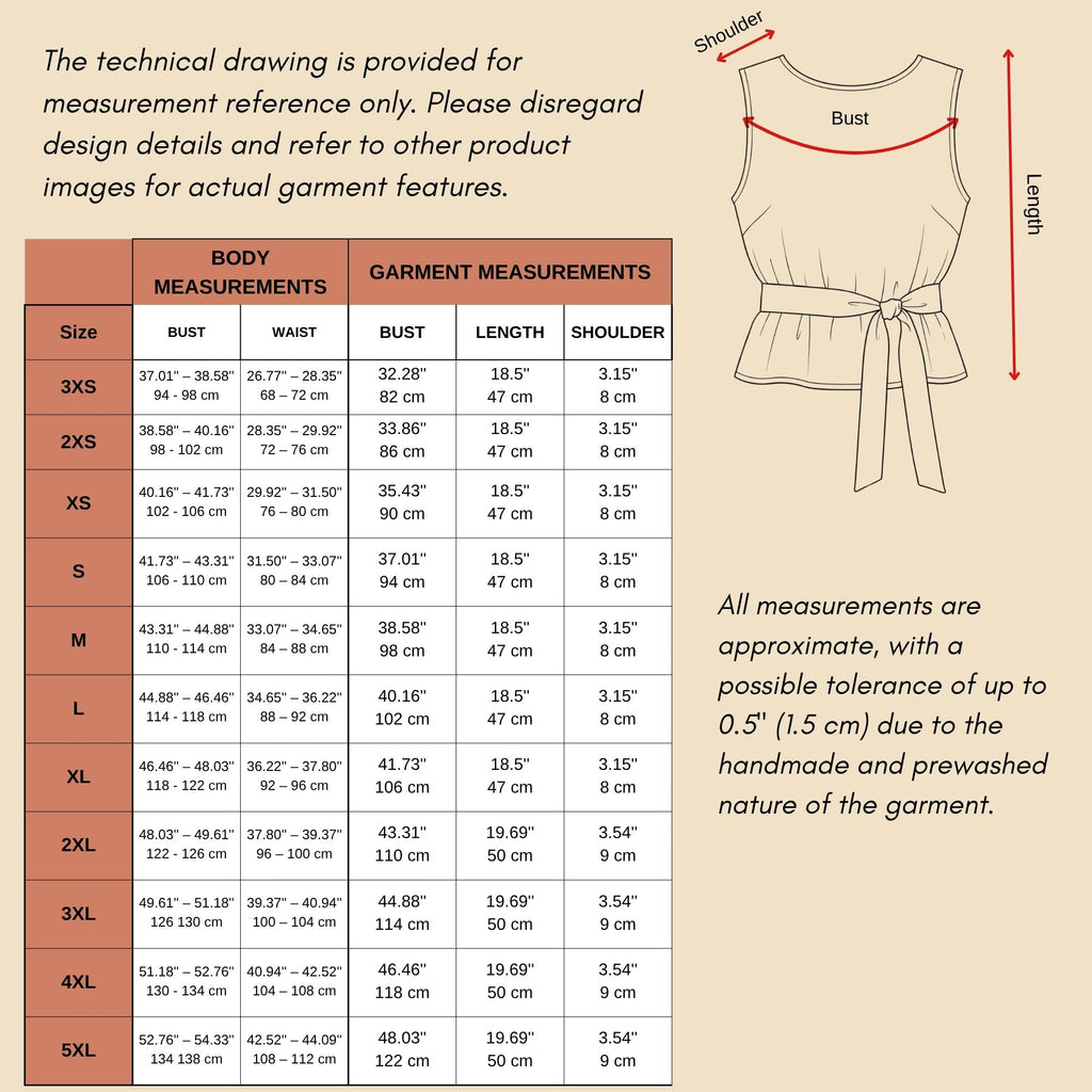 Linen Tie Back Blouse | Reversible Front or Back Tie Crop Top