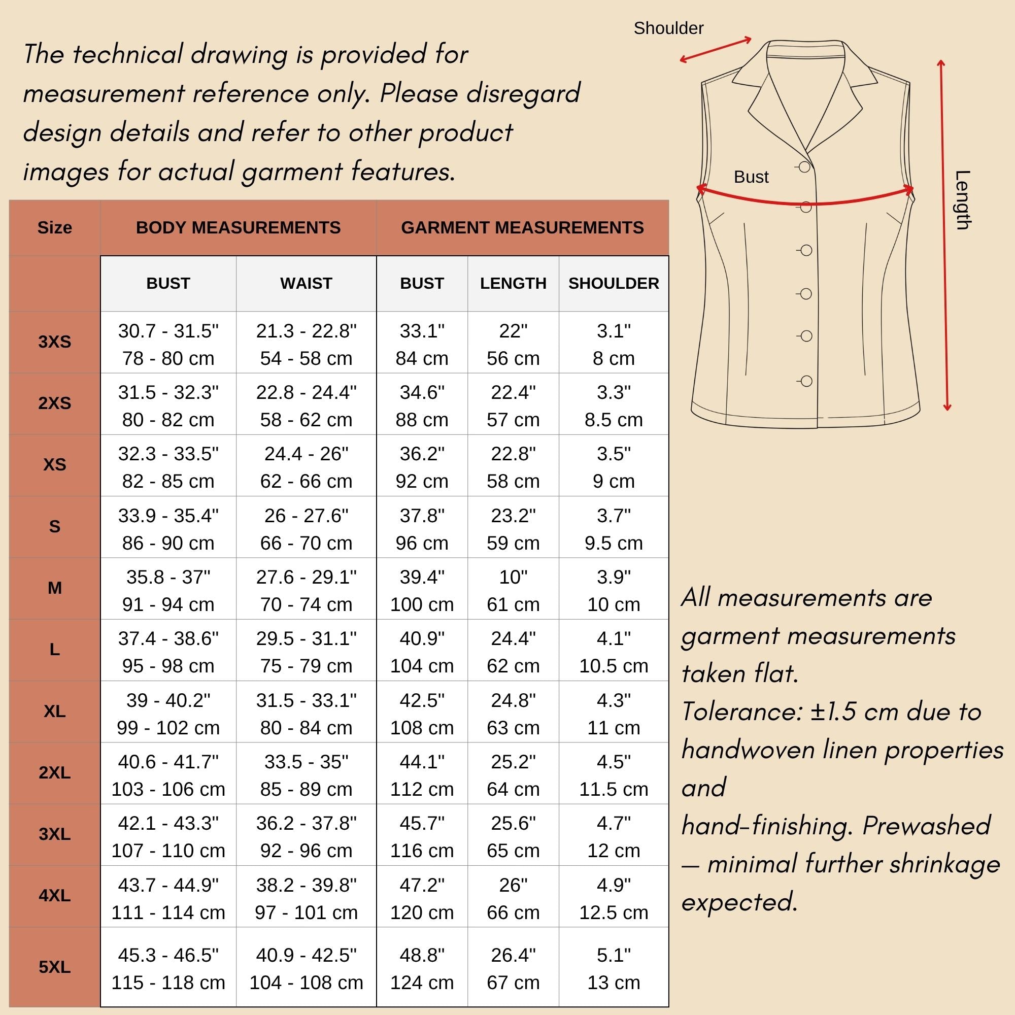 Sleeveless Notched-Collar Linen Vest