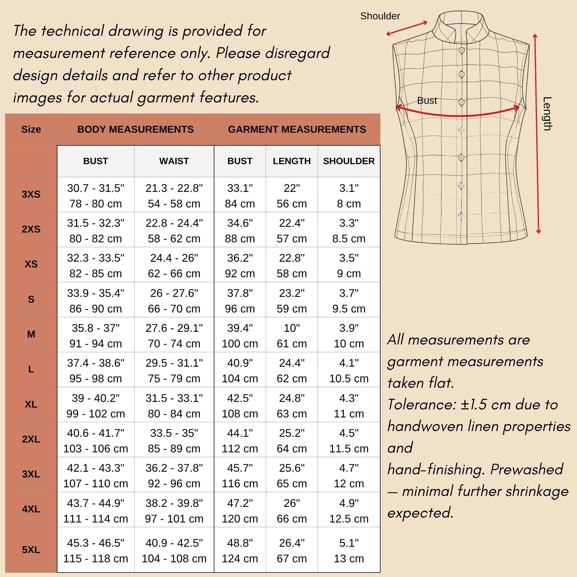 Sleeveless Windowpane Linen Shirt
