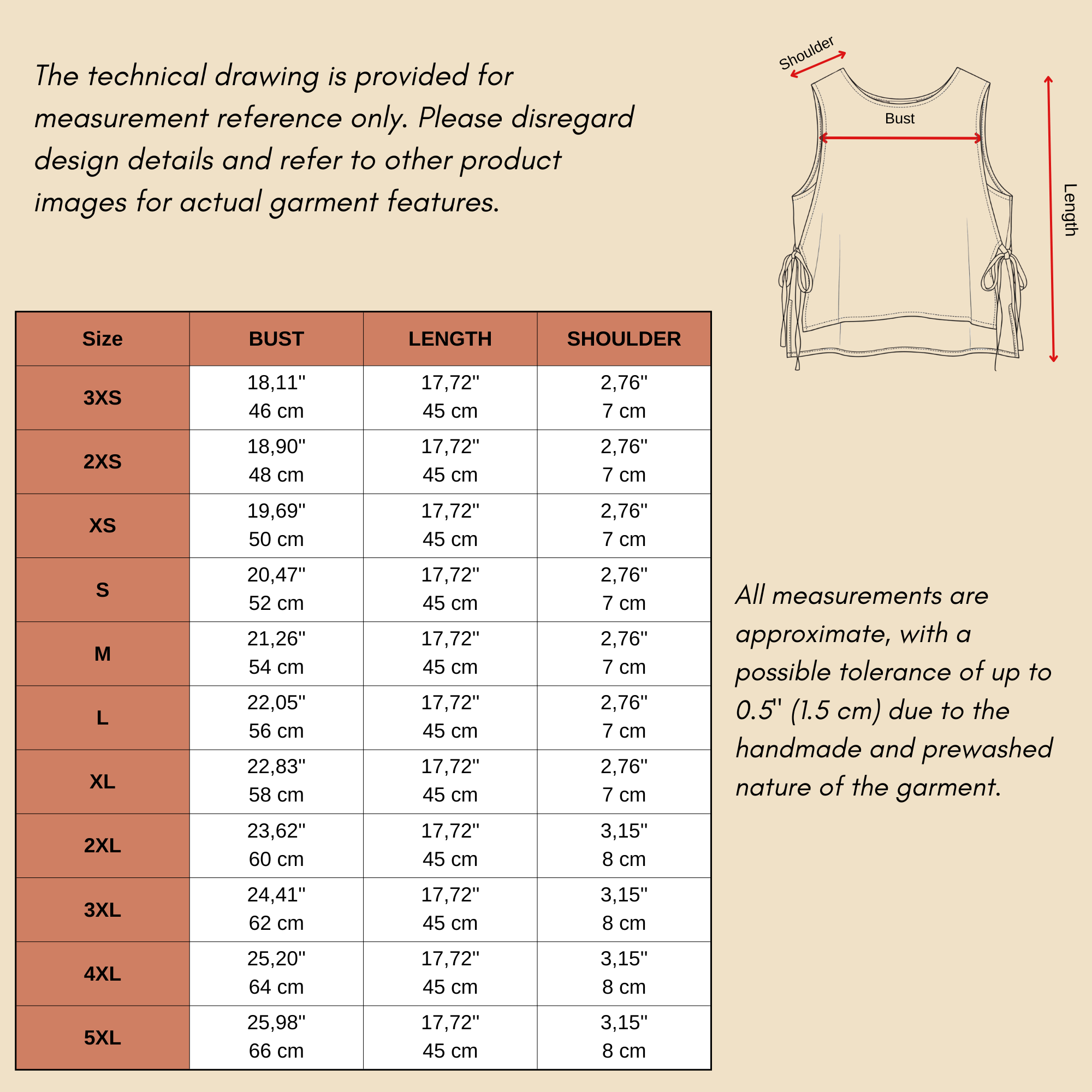 Layered Linen Top with Side Ties