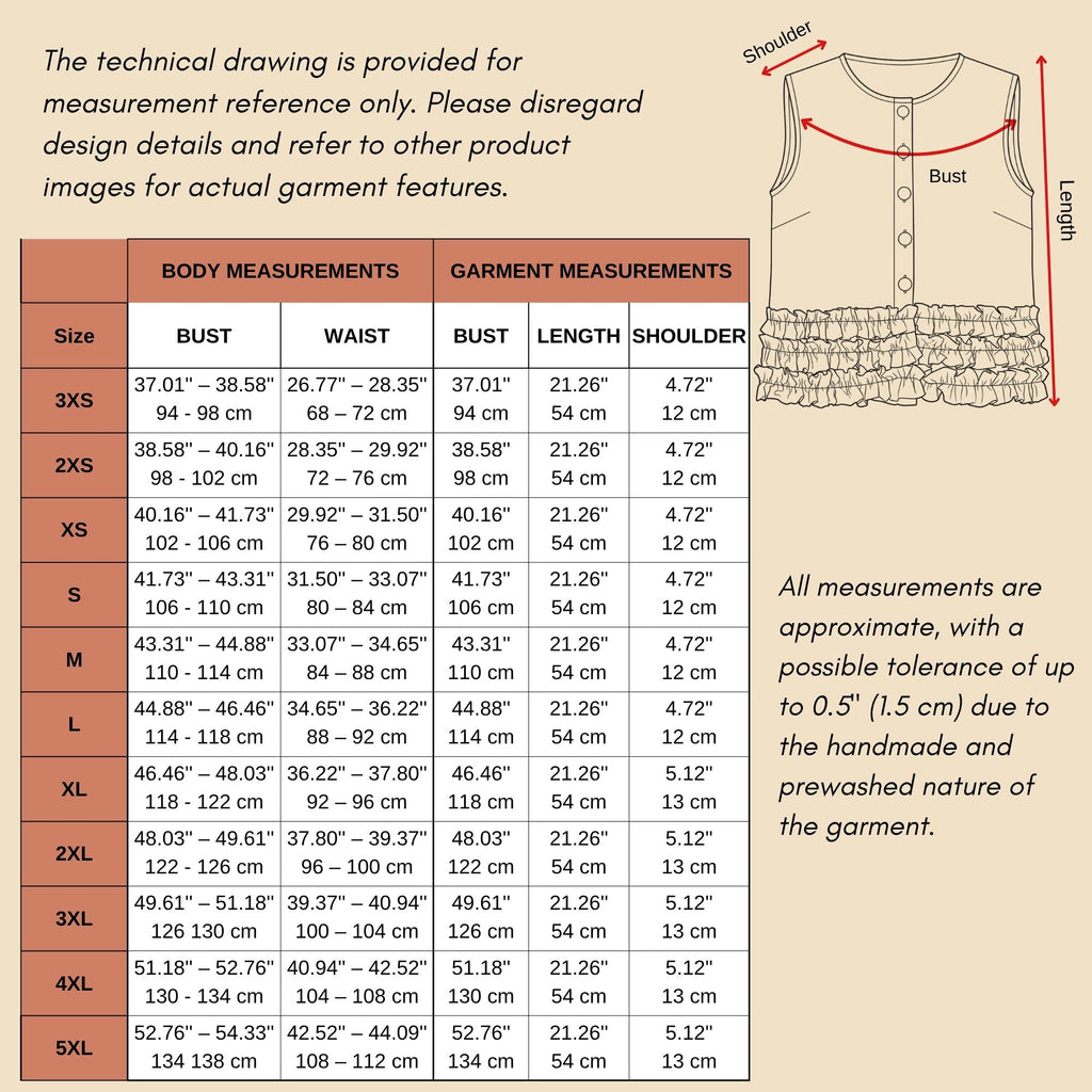 Ruffle Linen Blouse