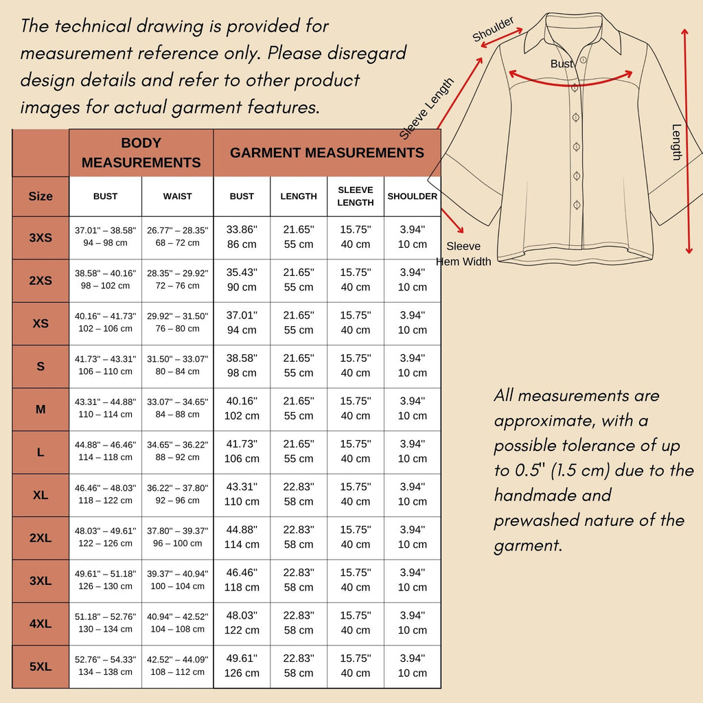 Wide-Sleeve Linen Shirt