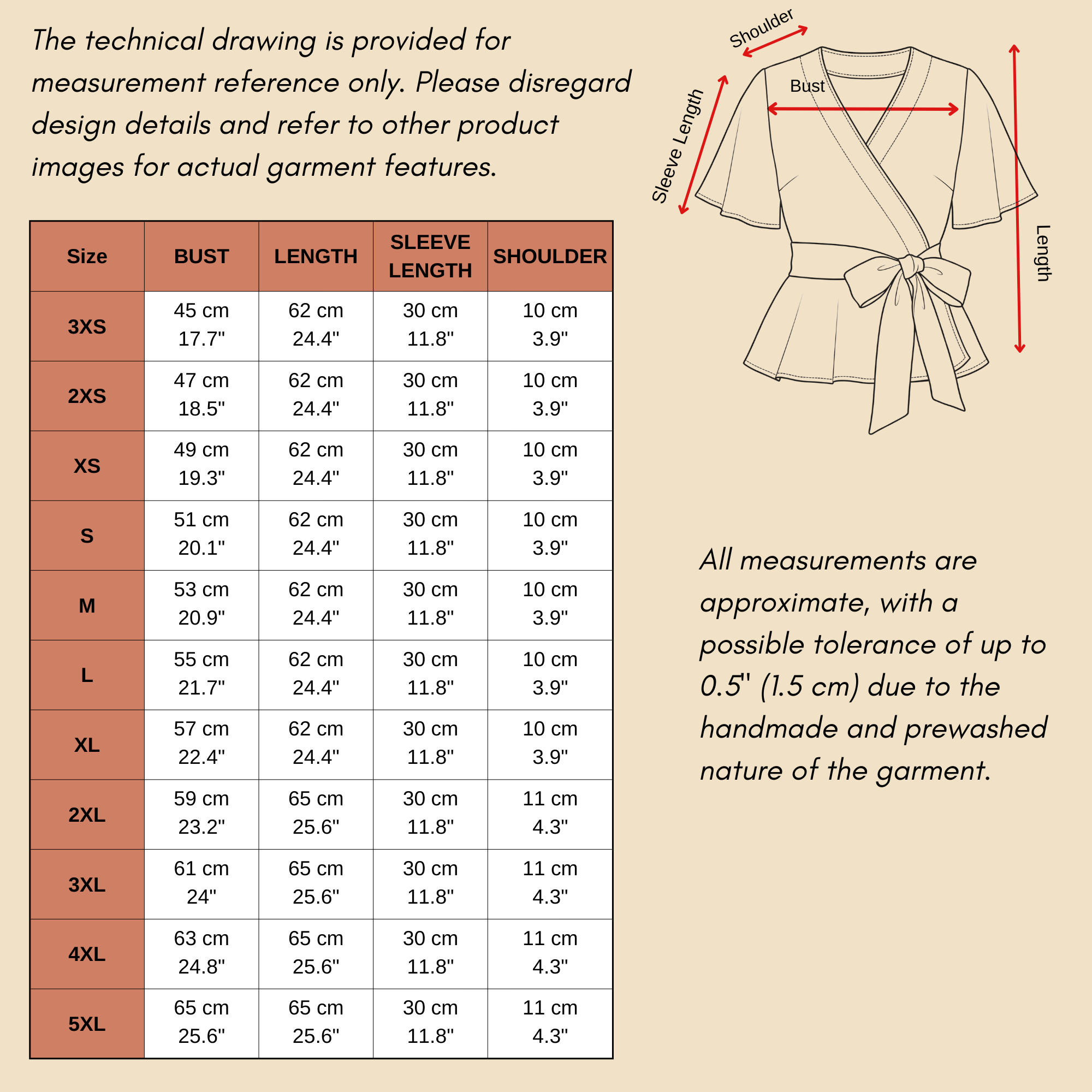 Linen Wrap Blouse with Tie Belt