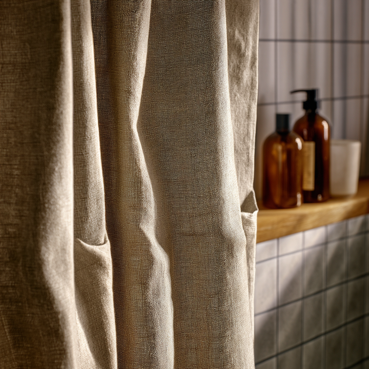 Linen Shower Curtains