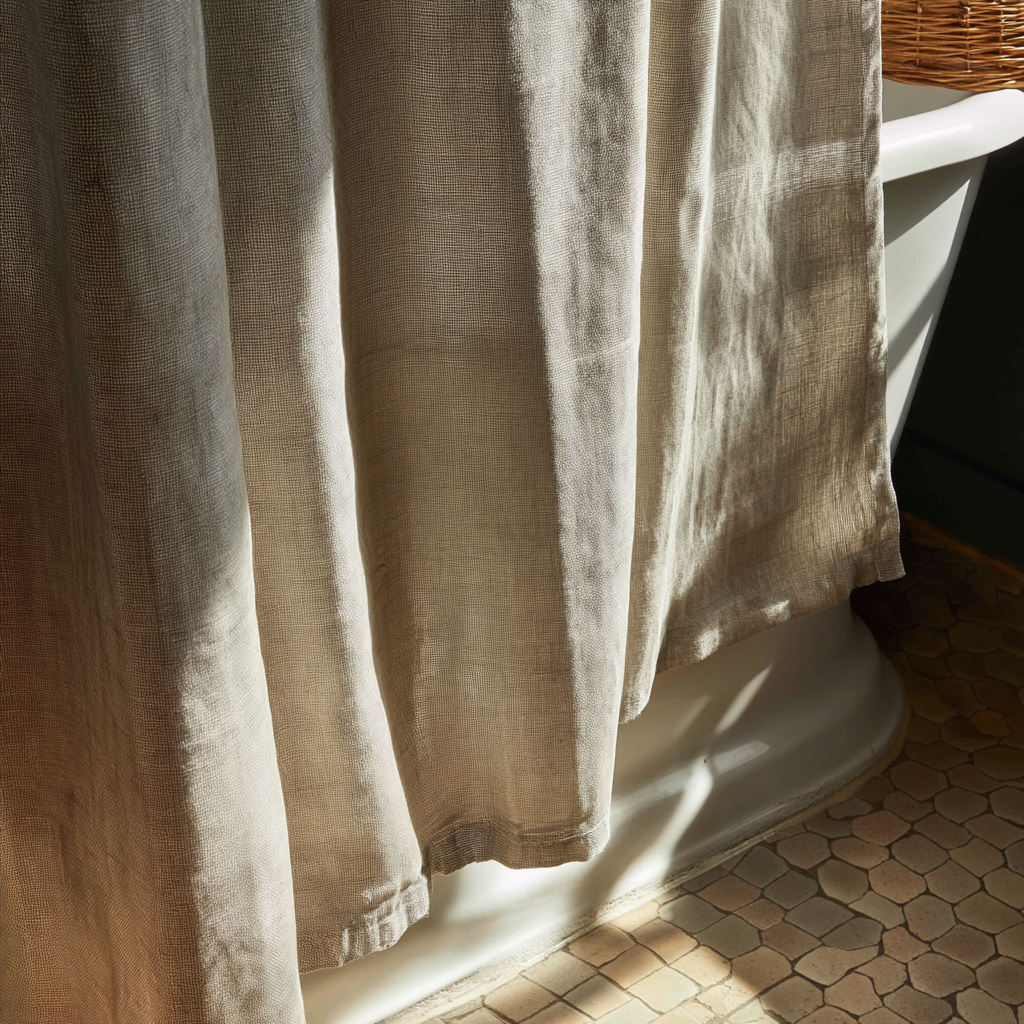 Linen Shower Curtains