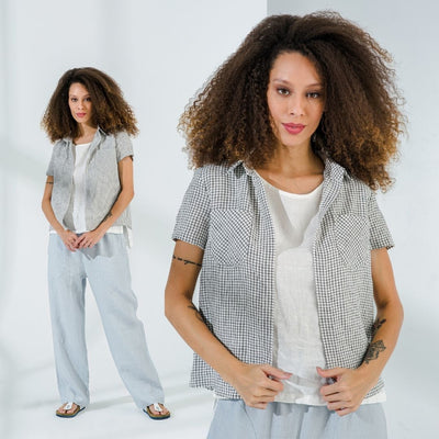 Linen Summer Blouse