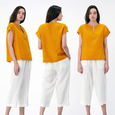 Linen Summer Top for women