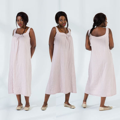 Linen Tank Top Dress