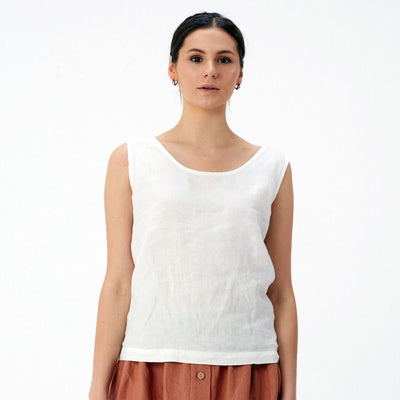 Linen Tank Top Dress