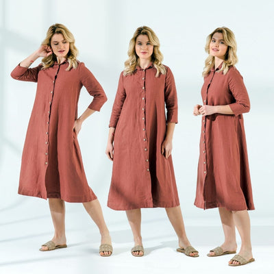 Loungewear Linen Dress