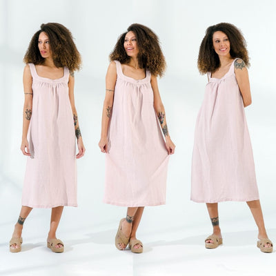 Midi Tank Linen Dress