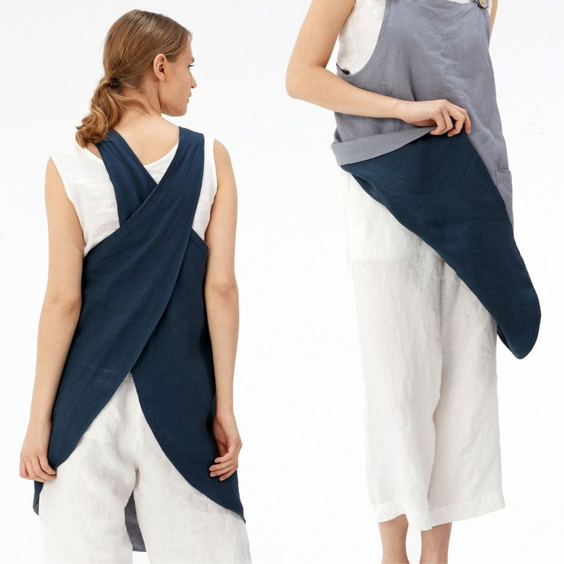 Reversible Linen Apron