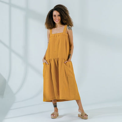 Summer Square Neck Dress