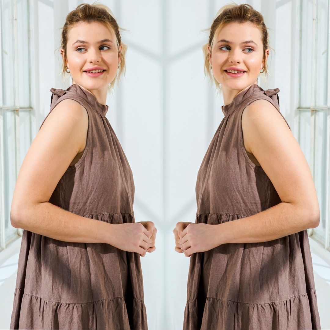 Tiered Flax Dress