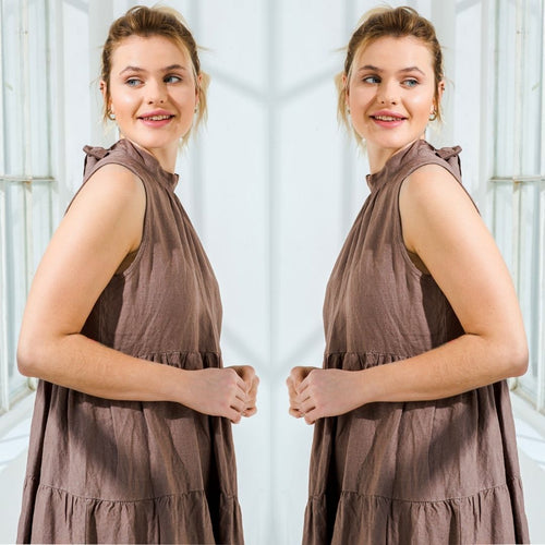Tiered Flax Dress
