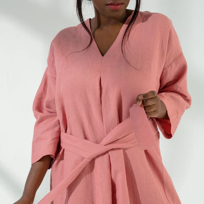 V Neck Loungewear Dress