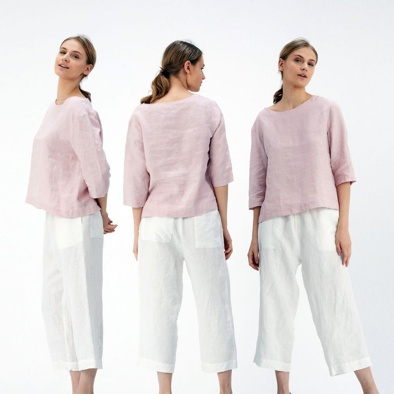 White Linen Pants for Women