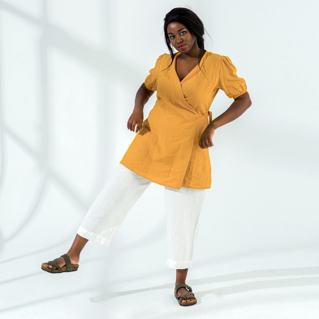 Wrap Linen Tunic – LineniaDream Wrap Linen Tunic – LineniaDream